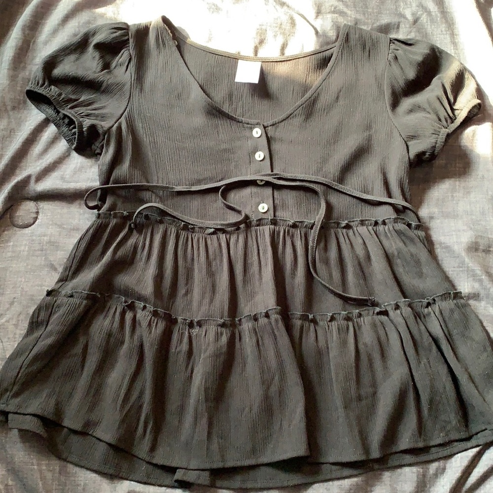 Black dress up shirt